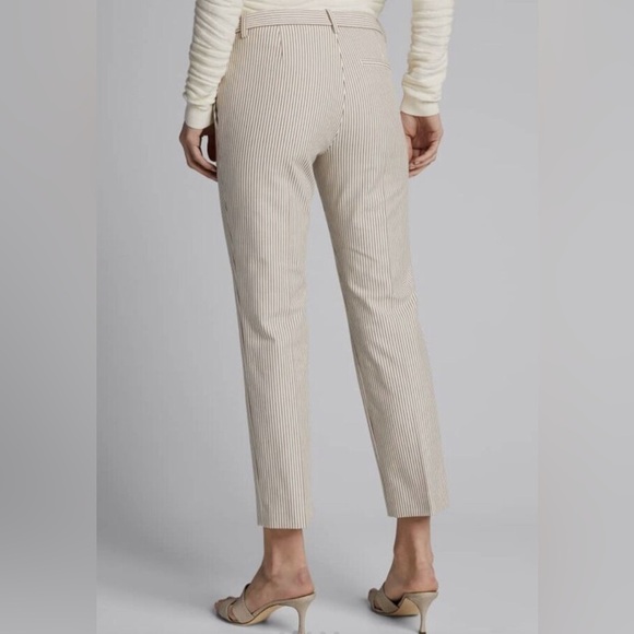 Theory Treeca 4 ivory multi stretch cotton pants NWT - Picture 3 of 10